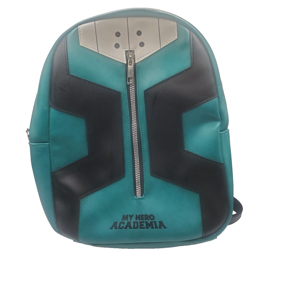Bioworld My Hero Academia Mini Backpack UA Anime Green Bag Purse